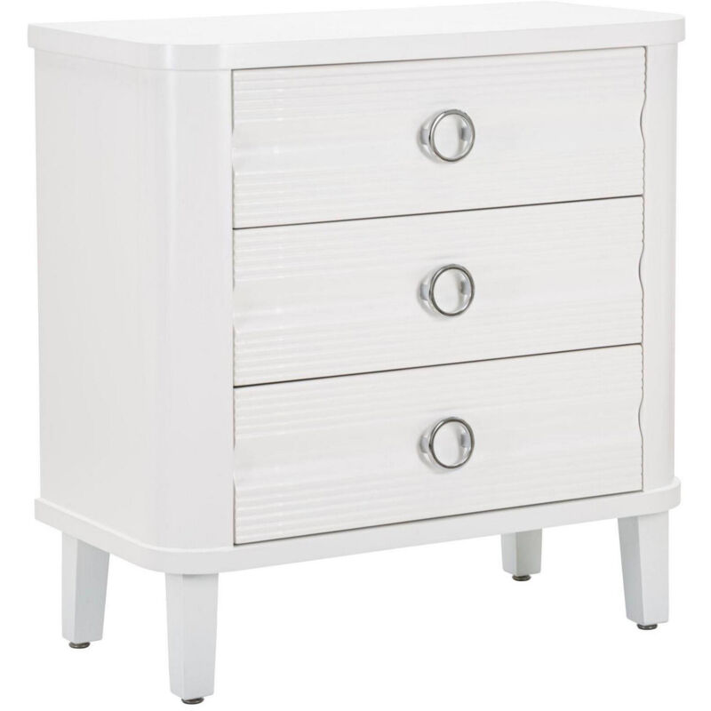 foto del prodotto cassettiera priolo, settimino multiuso, com camera da letto, mobile con cassetti, 81x40 h84 cm, bianco dmora