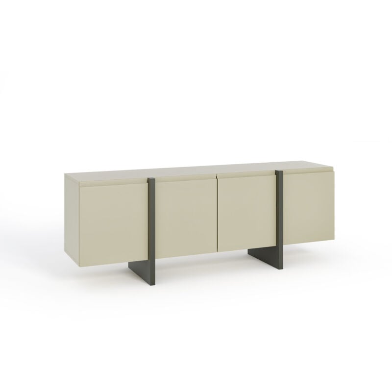 foto del prodotto cassettiera queen 180 cm 4d in cashmere grafite