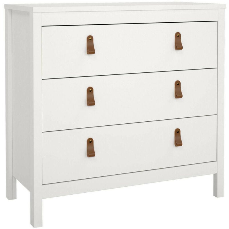 foto del prodotto cassettiera sagar, settimino multiuso, com camera da letto, mobile con cassetti, 82x38 h80 cm, bianco dmora