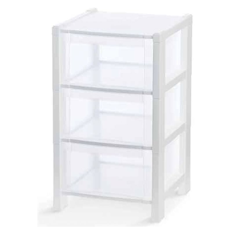 foto del prodotto cassettiera tower 3 cassetti bianco 38x38x59 cm