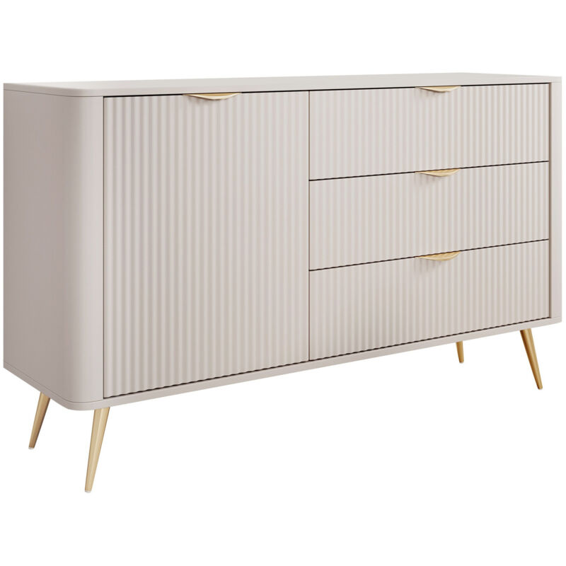 foto del prodotto cassettiera versoe 100, beige, con cassetti e ante, numero di cassetti 0, 82x139x38cm