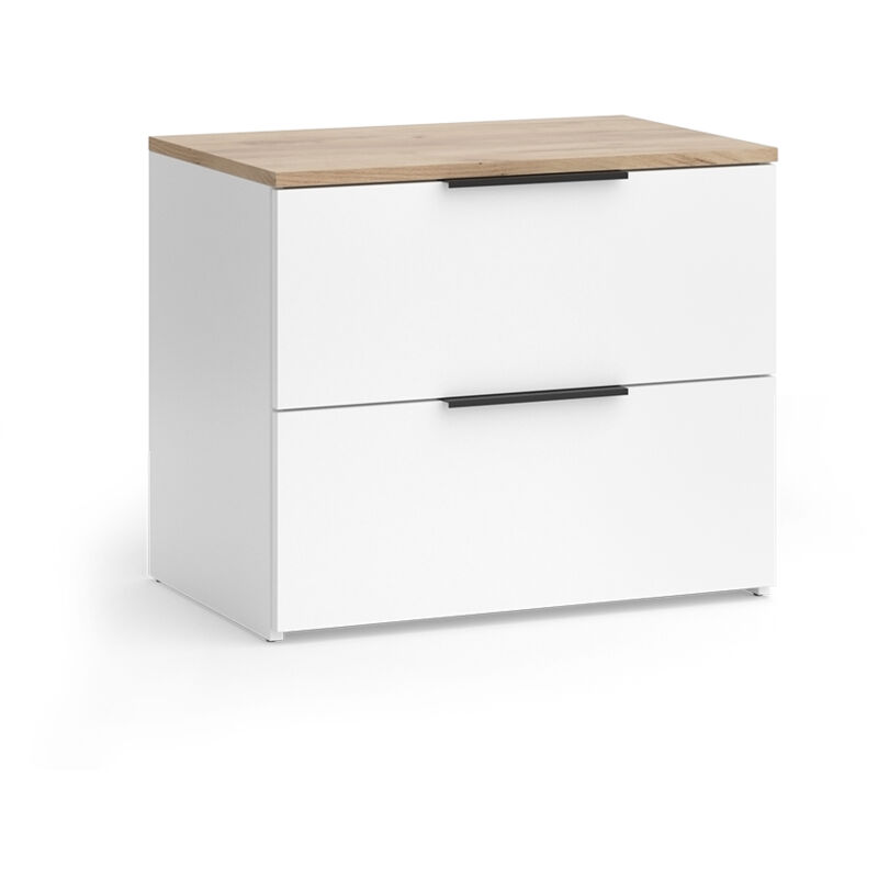 foto del prodotto cassettiera wido, bianco sonoma, 60 x 50 cm con porta vicco