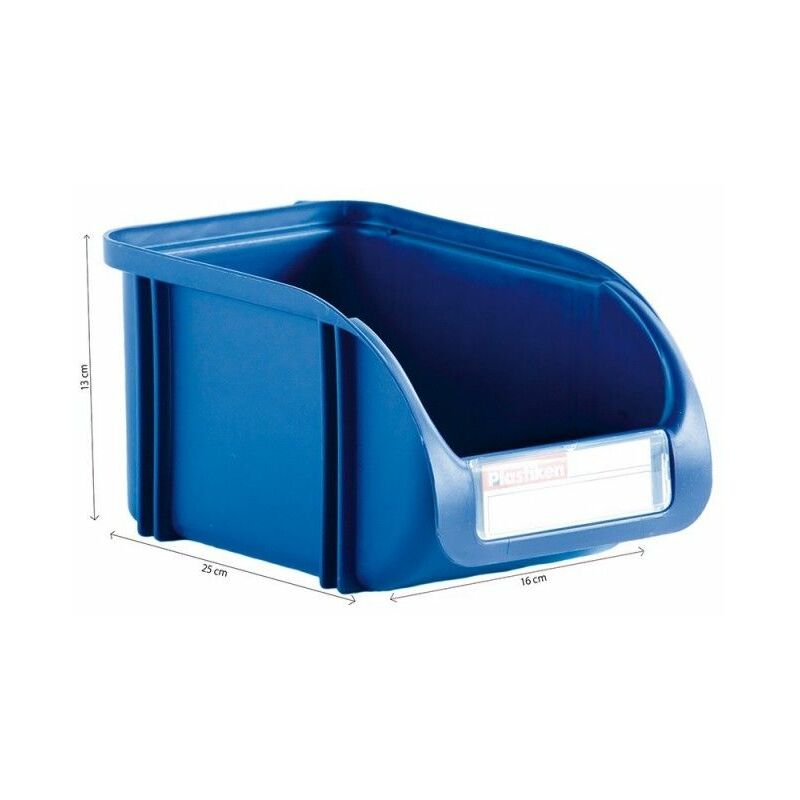 foto del prodotto cassetto impilabile 16cm colore blu titanio