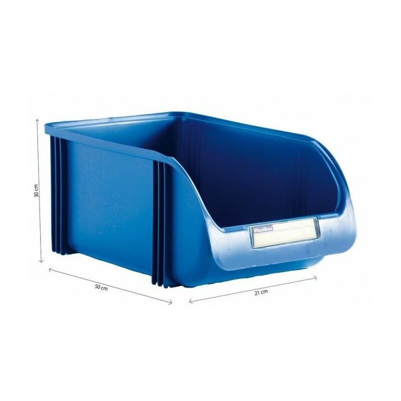foto del prodotto cassetto impilabile 30cm colore blu titanio