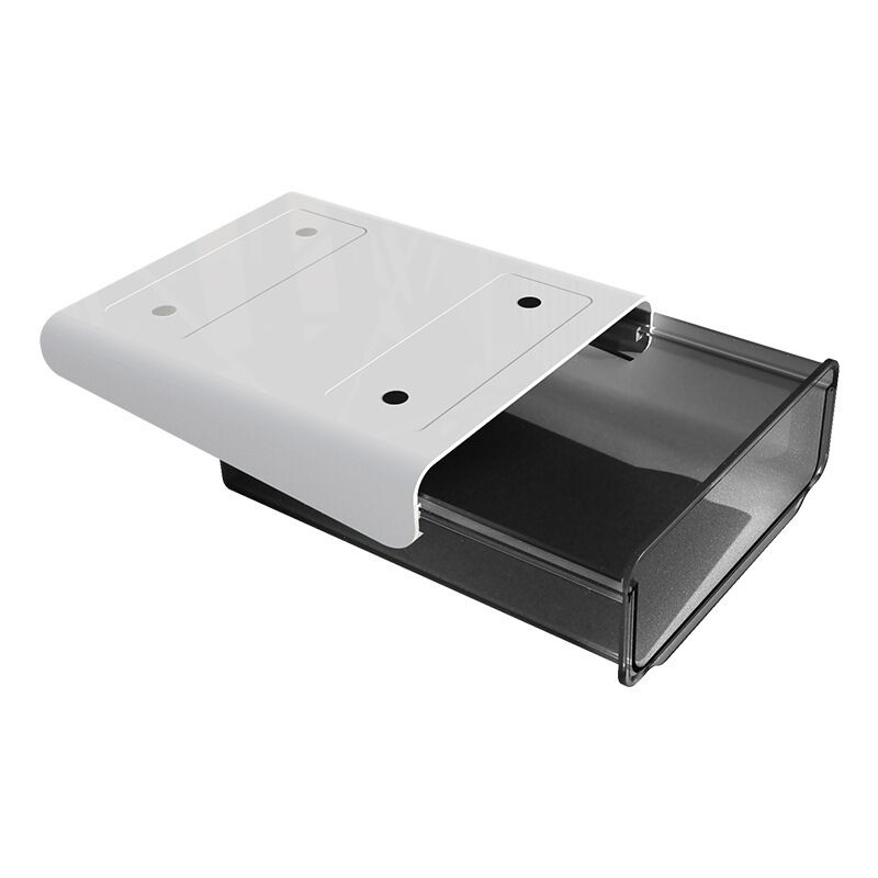 foto del prodotto cassetto scorrevole sotto la scrivania con colla cassetto portaoggetti multiuso in plastica con adesivo cassetto per ufficio per materiale