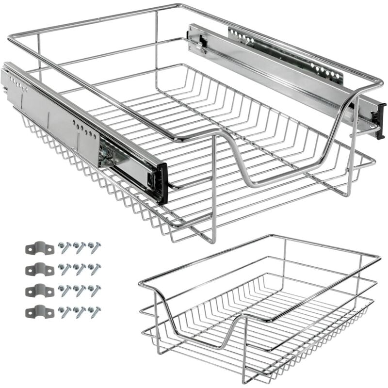 foto del prodotto cassetto telescopico cassetto cucina cassetto appendiabiti 40 cm arebos