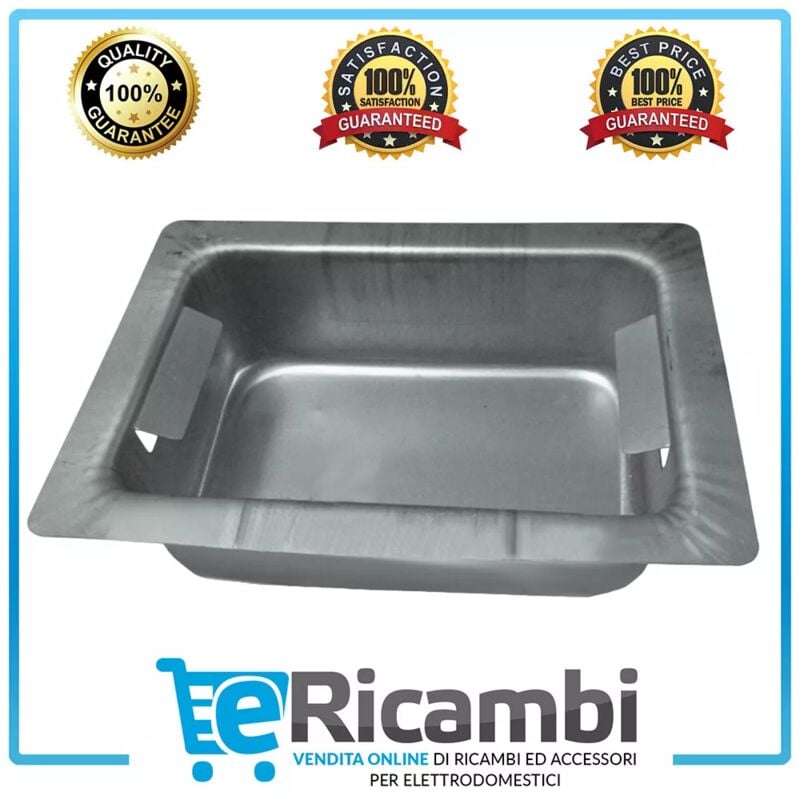 foto del prodotto cassetto vaschetta portacenere stufa pellet cenere camino 30x20,5x7cm 14810051