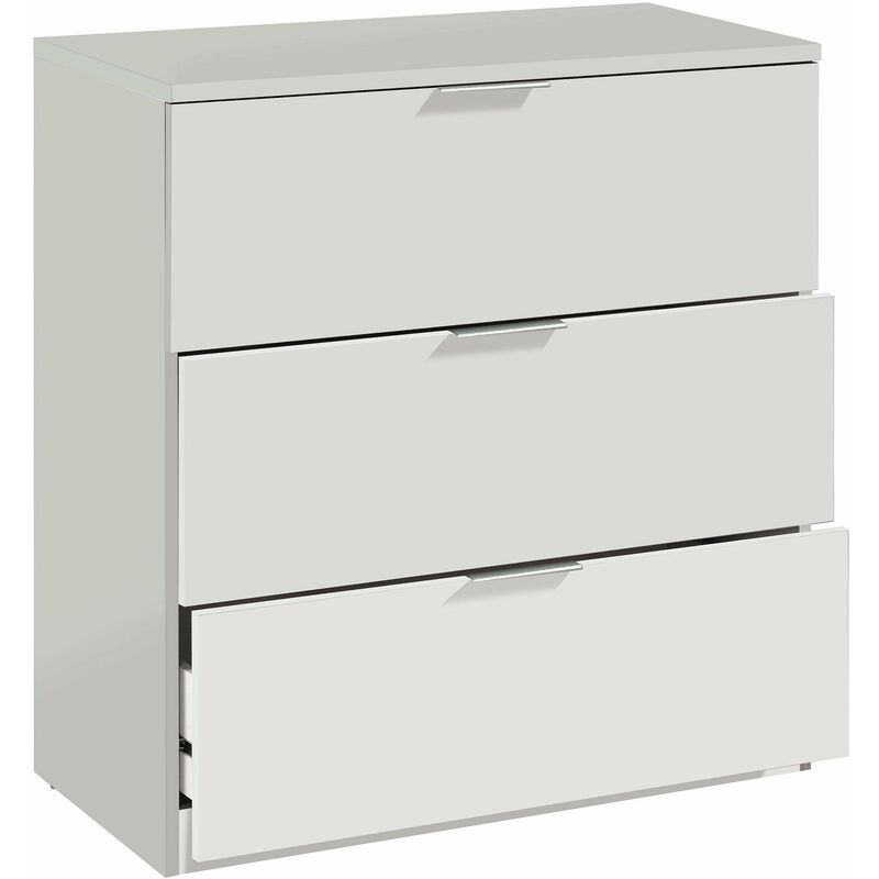 foto del prodotto cassettone 3 cassetti 80x38x77 cm bianco