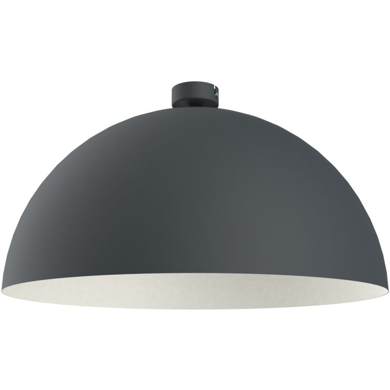 foto del prodotto cassis plafoniera, 1xe27, max 42w, metallo, antracite bianco, d60cm lumicom
