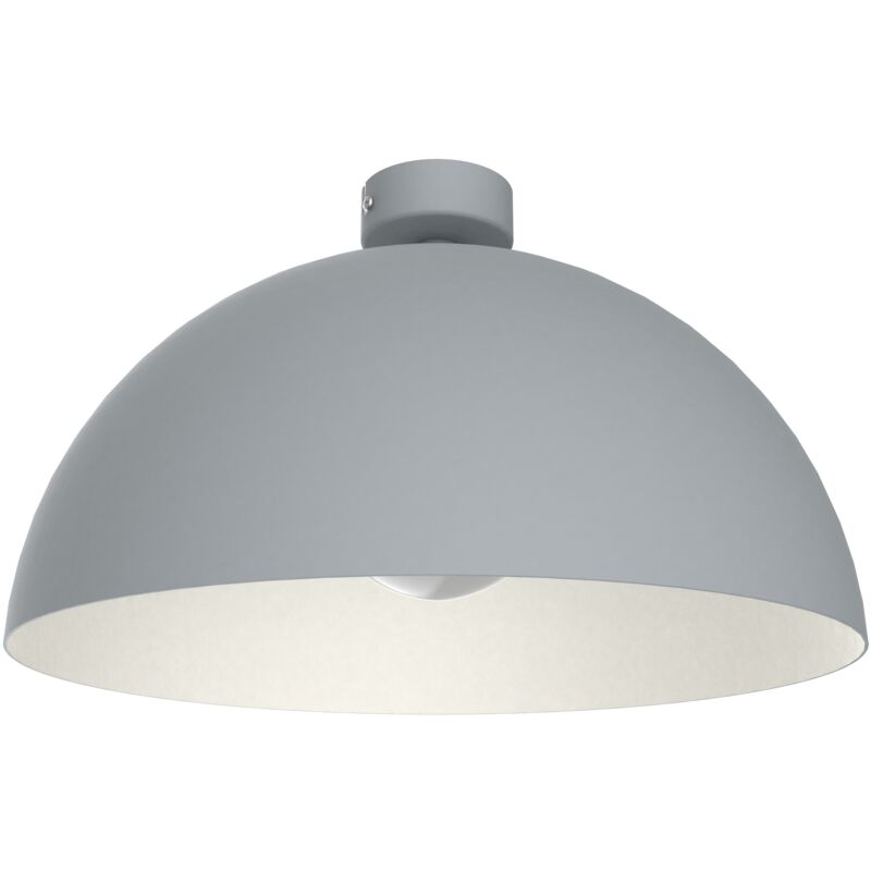 foto del prodotto cassis plafoniera, 1xe27, max 42w, metallo, grigio bianco, d40cm lumicom