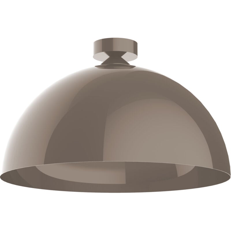 foto del prodotto cassis plafoniera, 1xe27, max 42w, metallo, tortora lucido, d60cm lumicom