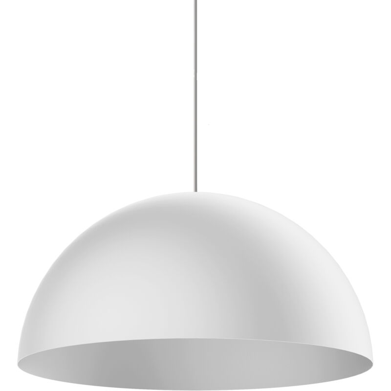foto del prodotto cassis sospensione, 1xe27, max 42w, metallo, bianco opaco, d40cm lumicom