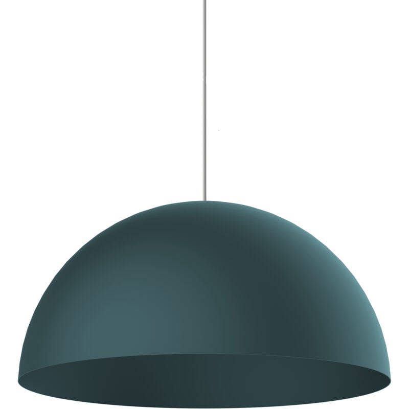 foto del prodotto cassis sospensione, 1xe27, max 42w, metallo, blu mediterraneo, d40cm lumicom