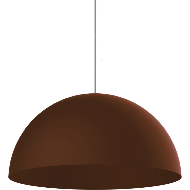 foto del prodotto cassis sospensione, 1xe27, max 42w, metallo, marrone corten, d40cm lumicom