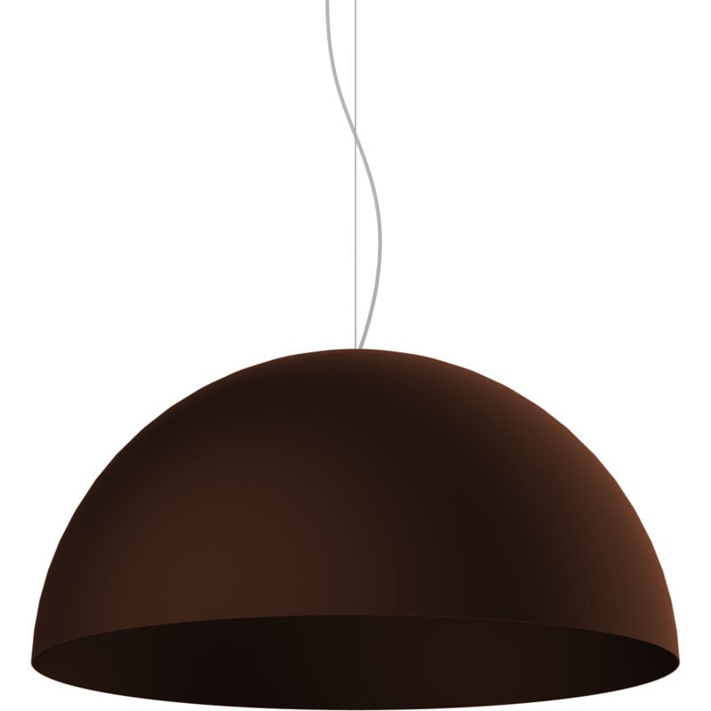 foto del prodotto cassis sospensione, 1xe27, max 42w, metallo, marrone corten, d60cm lumicom