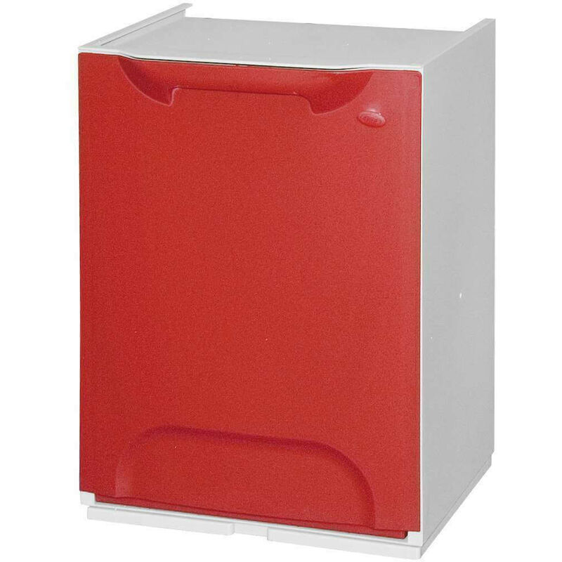 foto del prodotto cassonetto racc.differenziata rosso 34x29xh47cm.
