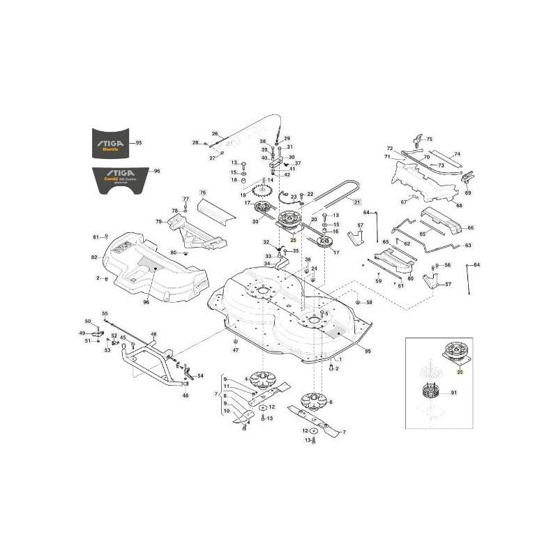foto del prodotto castelgarden gruppo puleggia dentata 105c ggp 387605030 0