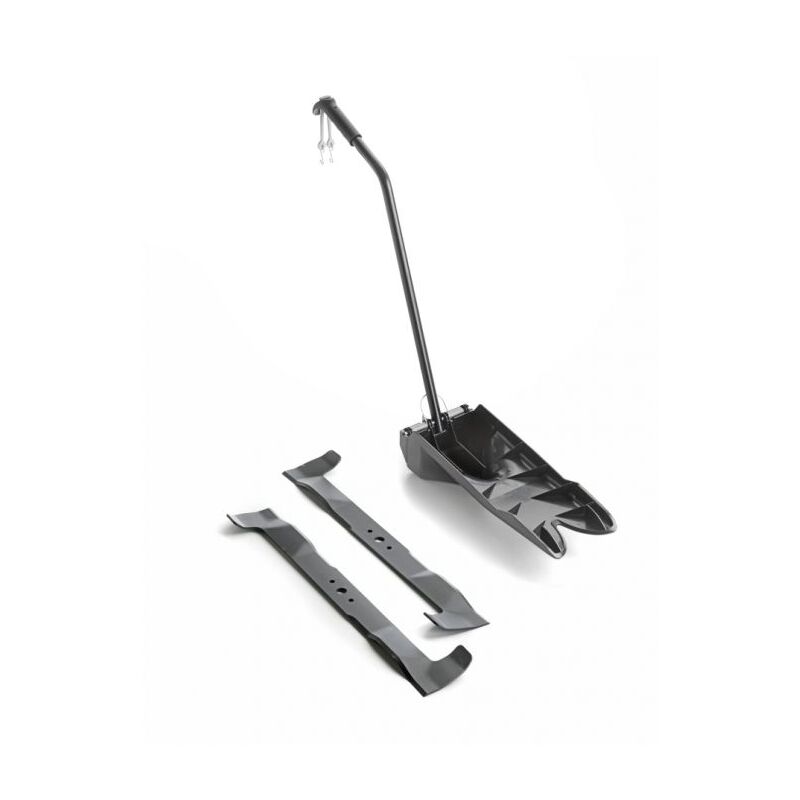 foto del prodotto castelgarden kit mulching tappo e lame piatto originale trattorino tc122