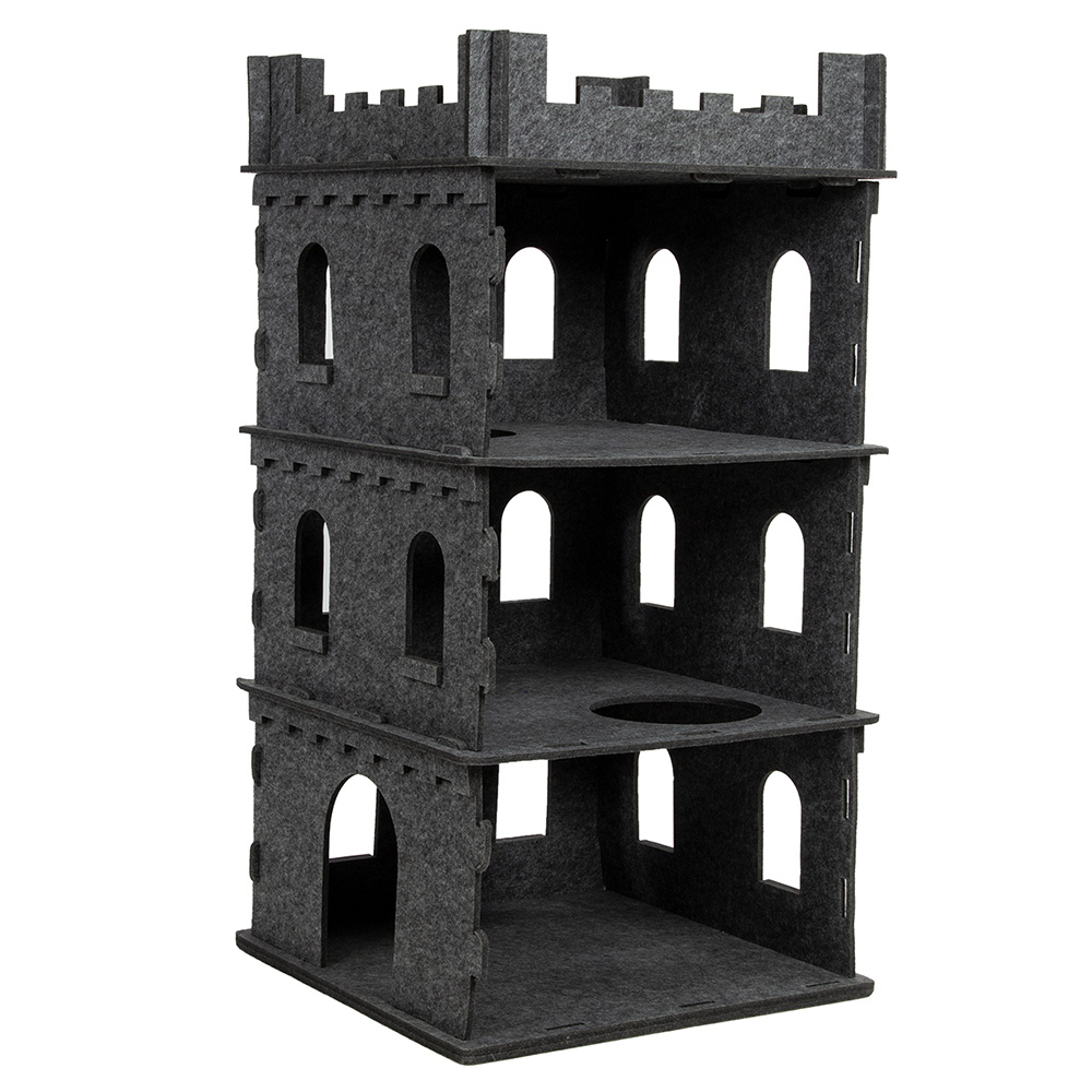 foto del prodotto castello per gatti canadian cat company felty fort ca. l 55 x p 55 x h 108 cm
