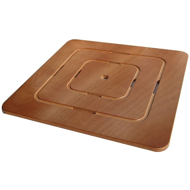 foto del prodotto castelmerlino pedana doccia in legno marino 60 x 60 antiscivolo ideale per piatto doccia 80 x 80