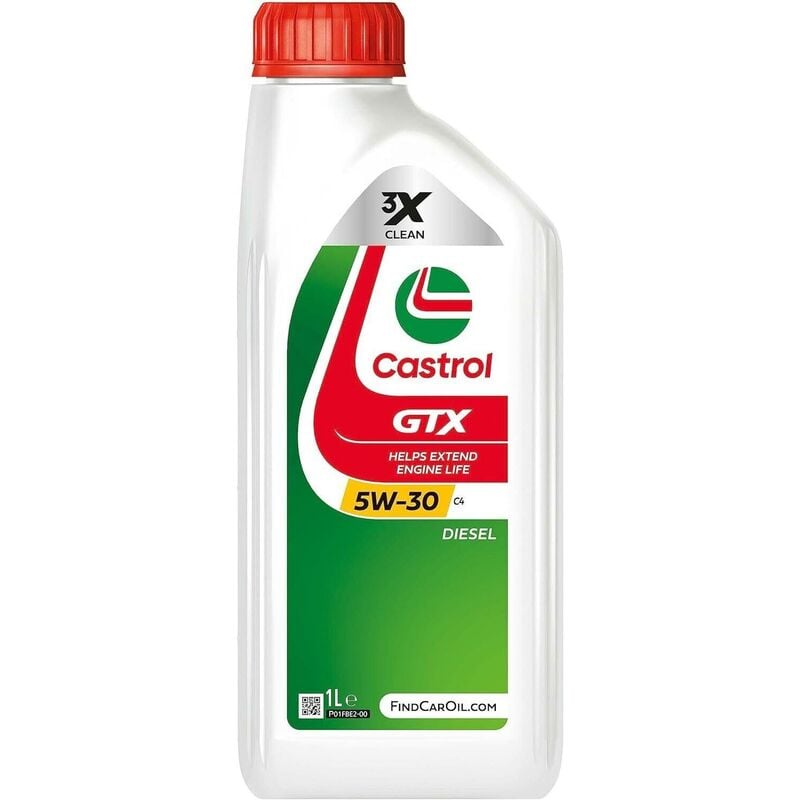 foto del prodotto castrol gtx 5w 30 c4 per motori diesel 3xclean helps extend engine life da 1 lt