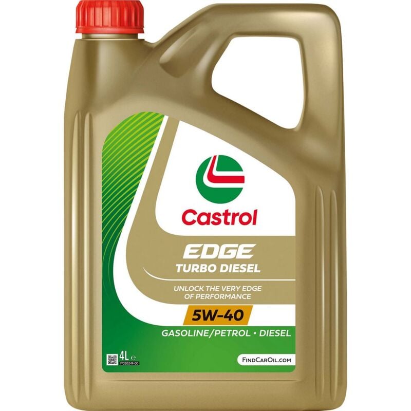 foto del prodotto castrol olio motore lubrificante edge turbo diesel 5w 40 q3 titanium 4l