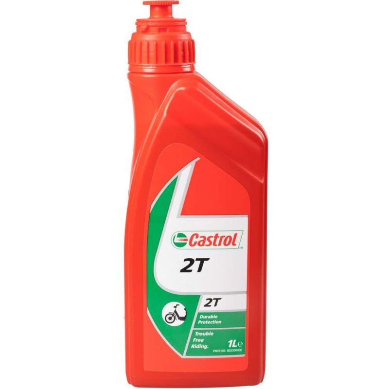 foto del prodotto castrol olio motore moto scooter 2t lubrificante minerale 1l oil