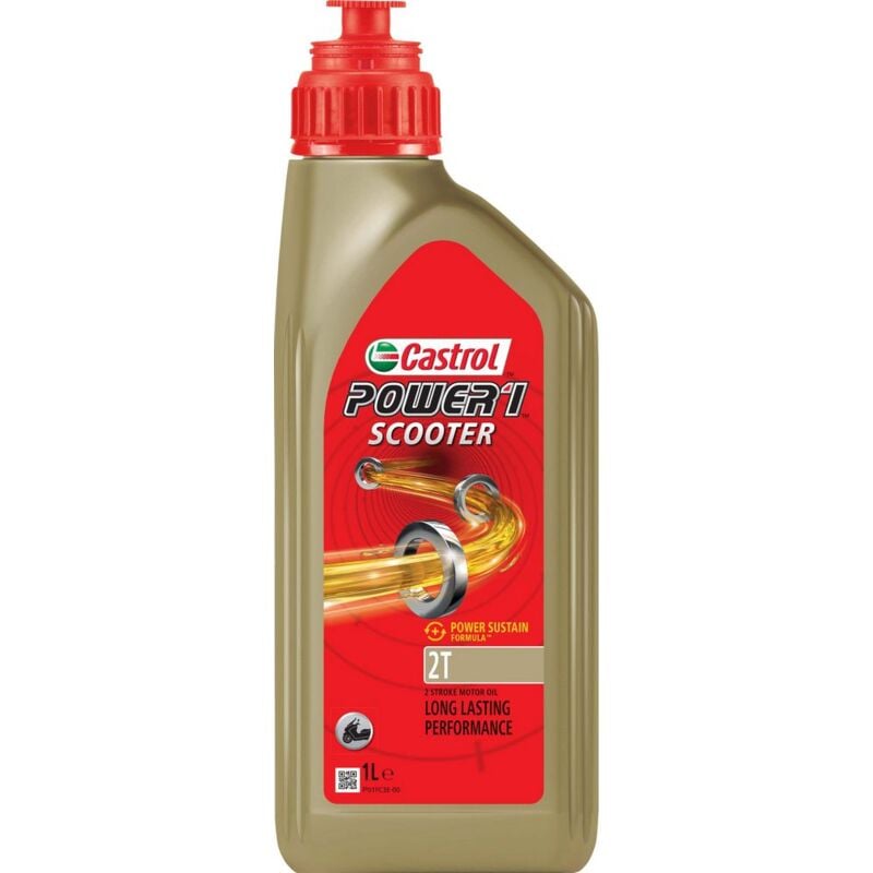 foto del prodotto castrol olio power 1 scooter 2t 1l