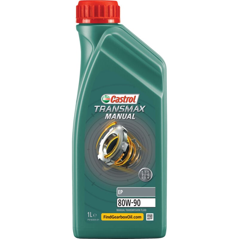 foto del prodotto castrol transmax manual ep 80w 90 1lt fluido formulato con basi minerali per cambi manuali