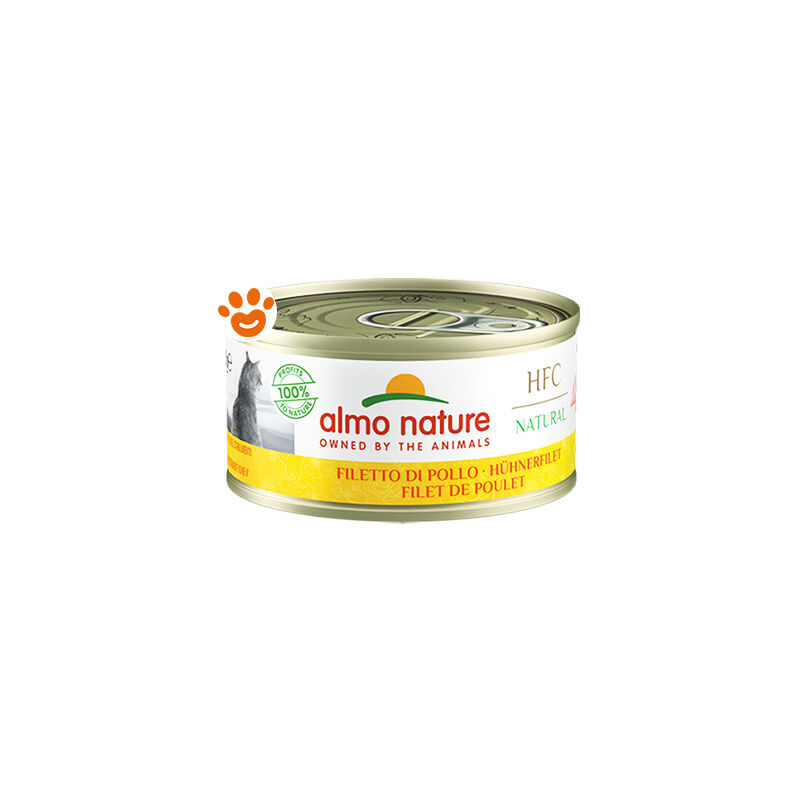 foto del prodotto cat hfc filetto di pollo 5016h megapack cat hfc filetto di pollo 5016h megapack lattina da 70 gr almo nature
