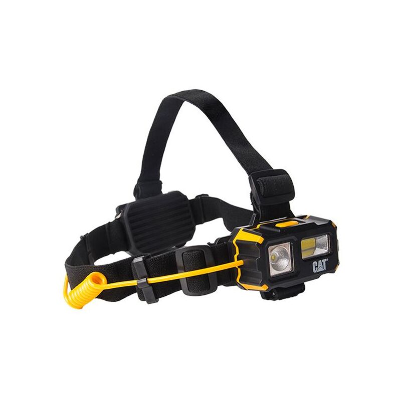foto del prodotto cat lampada torcia frontale abs batteria aaa 250lm led erpillar ct4120