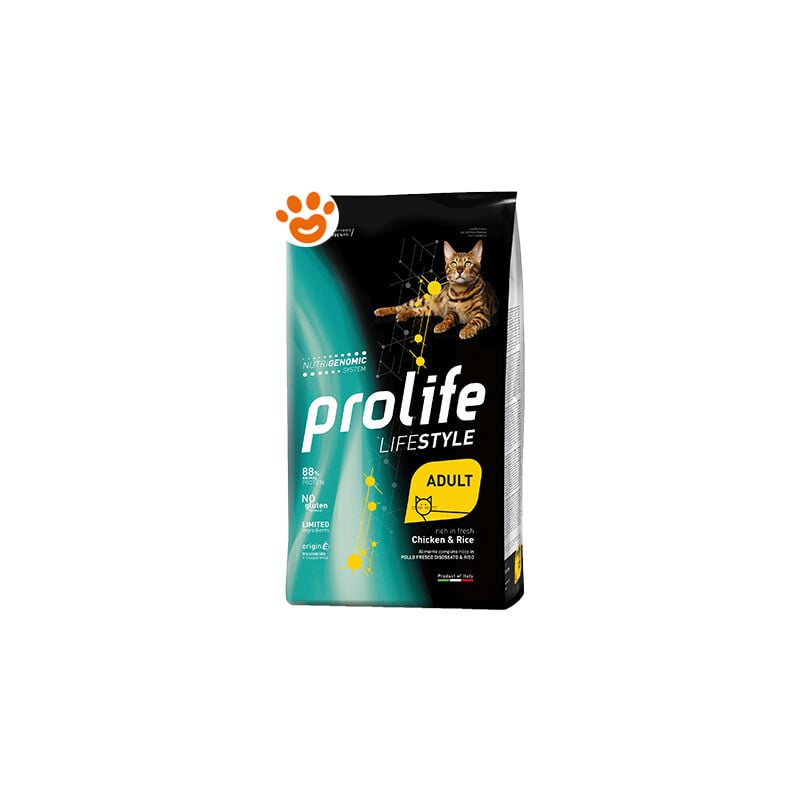 foto del prodotto cat lifestyle adult pollo e riso cat lifestyle adult pollo e riso sacco da 7 kg prolife