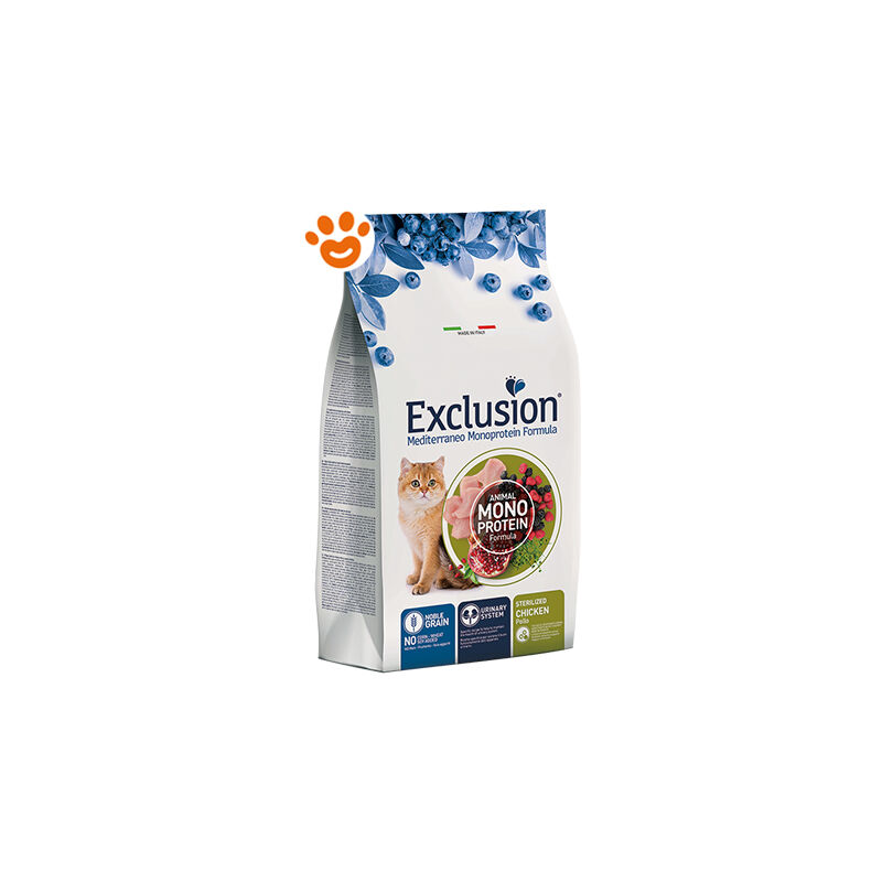 foto del prodotto cat mediterraneo monoproteico noble grain sterilised adult pollo cat mediterraneo monoproteico noble grain sterilised adult pollo sacco da 1,5 kg