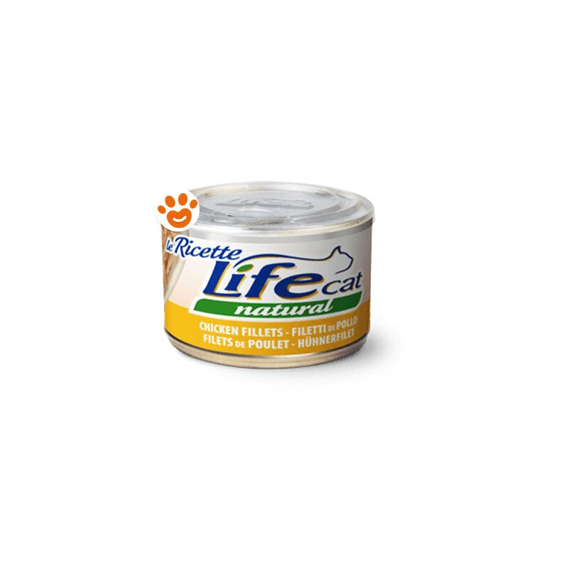 foto del prodotto cat natural le ricette filetti di pollo cat natural le ricette filetti di pollo lattina da 150 gr life