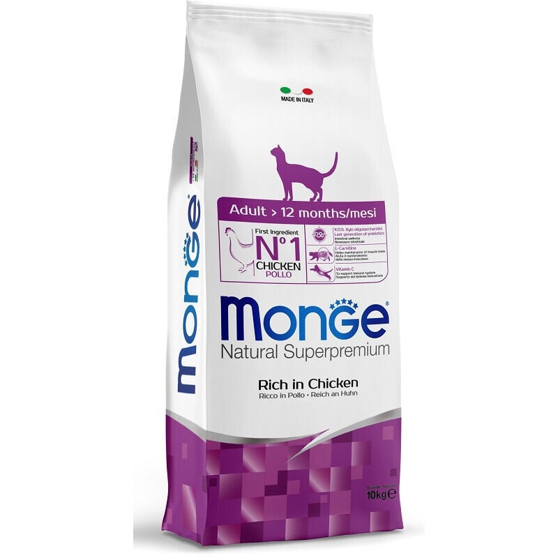 foto del prodotto cat natural superpremium adult pollo cat natural superpremium adult pollo - sacco da 10 kg - monge
