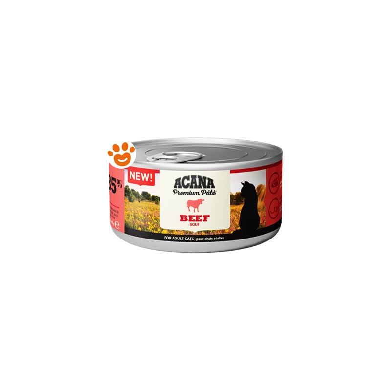 foto del prodotto cat premium pat manzo cat premium pat manzo lattina da 85 gr acana