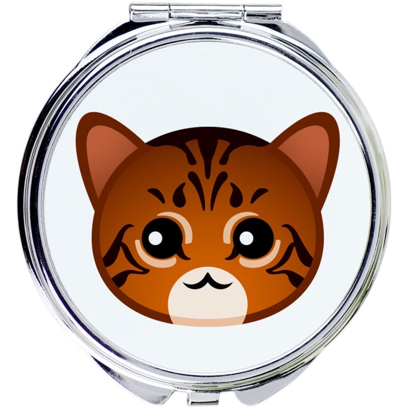 foto del prodotto cat toyger specchio tascabile per borsetta di art dog