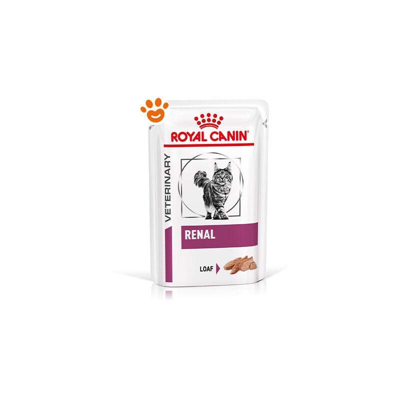 foto del prodotto cat veterinary diet renal in pat cat veterinary diet renal in pat bustina da 85 gr royal canin
