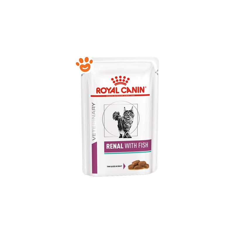 foto del prodotto cat veterinary diet renal pesce cat veterinary diet renal pesce bustina da 85 gr royal canin