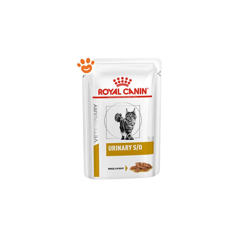 foto del prodotto cat veterinary diet urinary s o in salsa cat veterinary diet urinary s o in salsa bustina da 85 gr royal canin