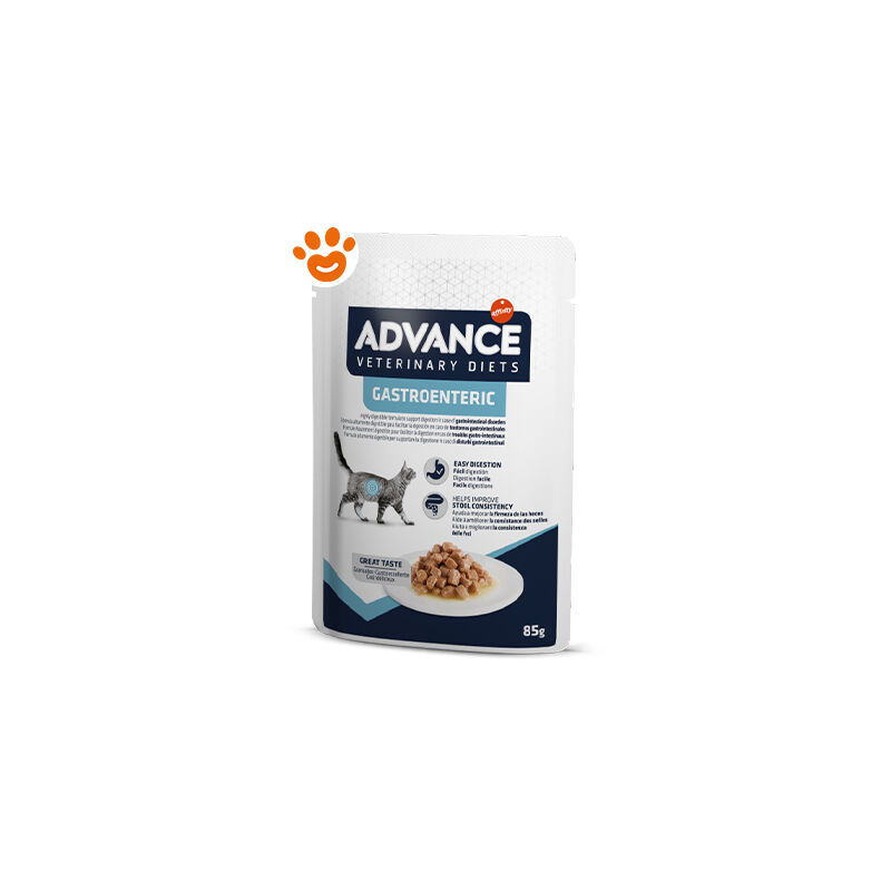 foto del prodotto cat veterinary diets gastroenteric cat veterinary diets gastroenteric bustina da 85 gr advance