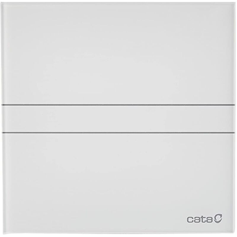 foto del prodotto cata e 120 gth aspiratore bagno serie e glass hygro pannello frontale in vetro con timer e rilevatore di umidit classe energetica b