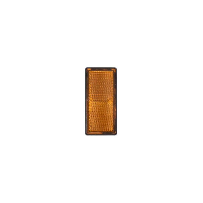 foto del prodotto catarifrangente adesivo arancione 105x48mm
