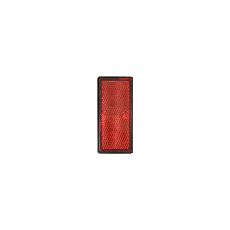 foto del prodotto catarifrangente adesivo rosso 105x48mm