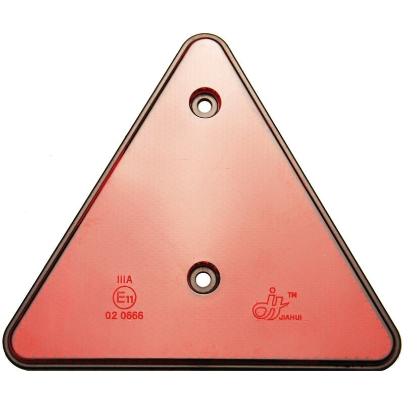 foto del prodotto catarifrangente triangolare per rimorchi 135 x 135 mm