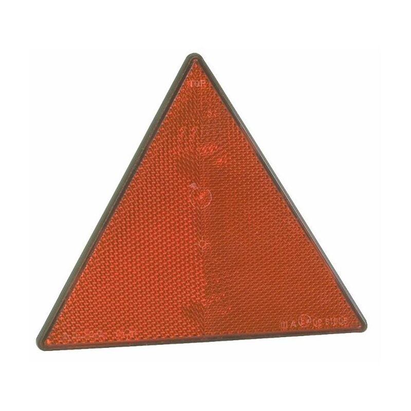 foto del prodotto catarifrangente triangolare rosso con viti m6x16mm