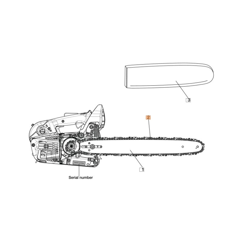 foto del prodotto catena 1.3 mm originale oleomac per motosega gs 370 gst 360 30629015c