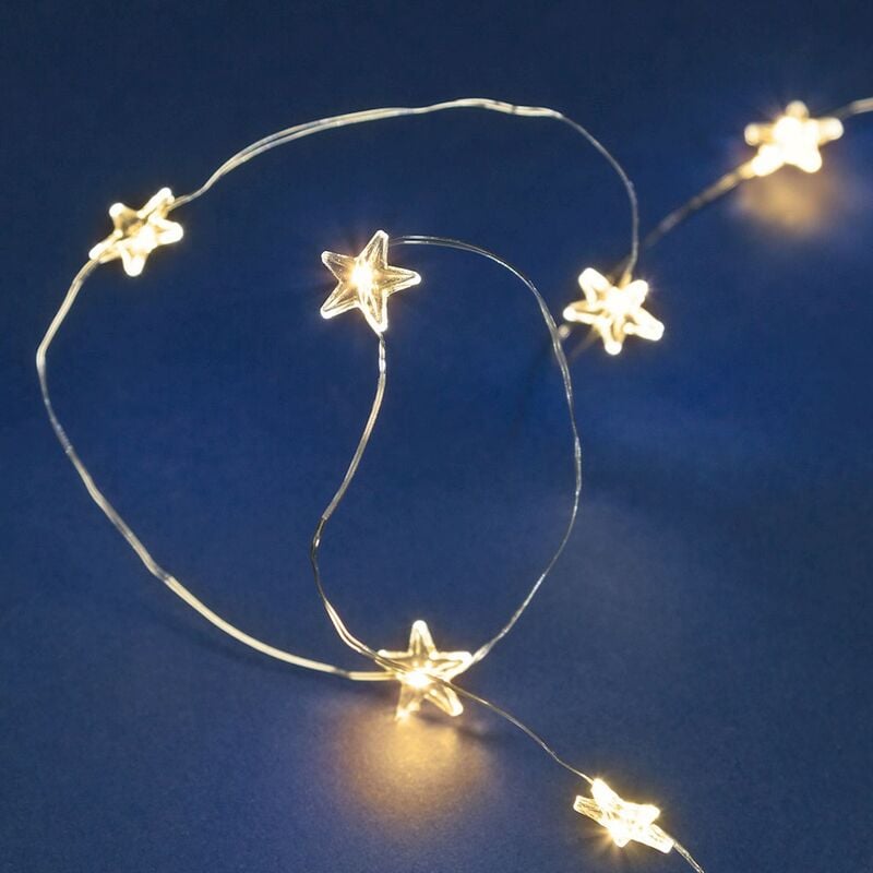foto del prodotto catena 20 stelle microled lotti