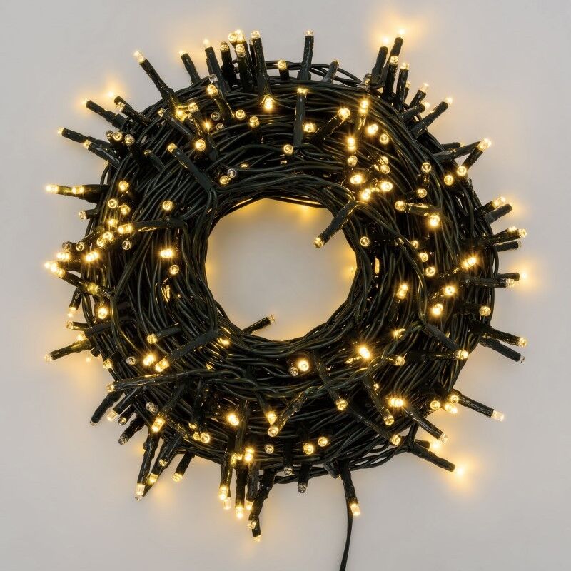 foto del prodotto catena 300 mini led multi flash bianco caldo 18m