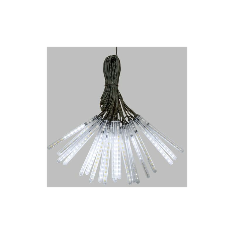 foto del prodotto catena 9,5m 20 mini tubi lightfall h10cm 400 led bianco lotti